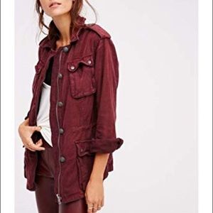 NWOT Free People Not Your Brothers Surplus Jacket